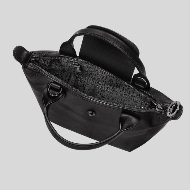 LONGCHAMP Le Pliage Extra XS Leather Handbag Black RS L1500987 Robinsons Singapore