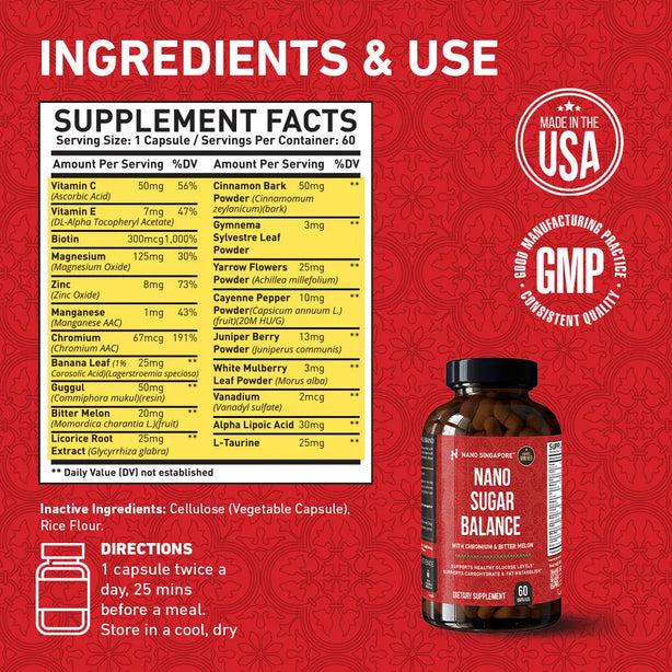 Nano Sugar Balance - 60ct