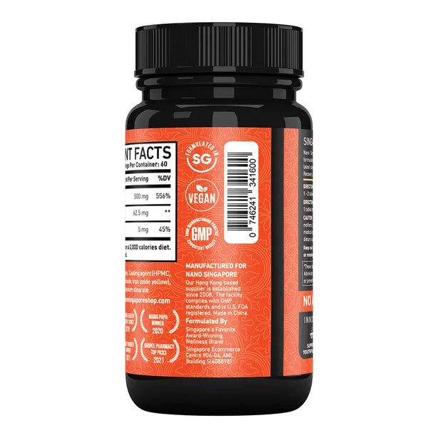 Nano Vitamin C With Zinc - 120ct / Bundle of 2