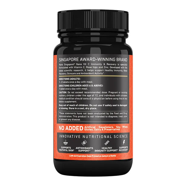 Nano Vitamin C With Zinc - 120ct / Bundle of 2