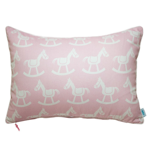 KRFTD Rocking Horse Baby Pillow - Pink