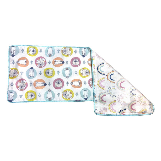 KRFTD Animal Faces And Rainbows  Snuggy Beansprout Husk Pillow Case