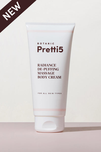 Pretti5 Radiance De-Puffing Massage Body Cream 180g Expiry date: Nov 26