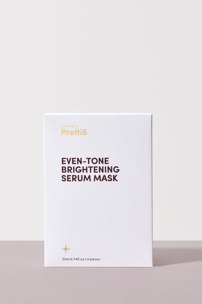 Pretti5 Even-Tone Brightening Serum Mask 22ml x5 Expiry date: Nov 26