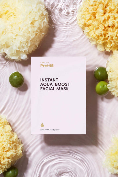 Pretti5 Instant Aqua-Boost Facial Mask 22ml x5