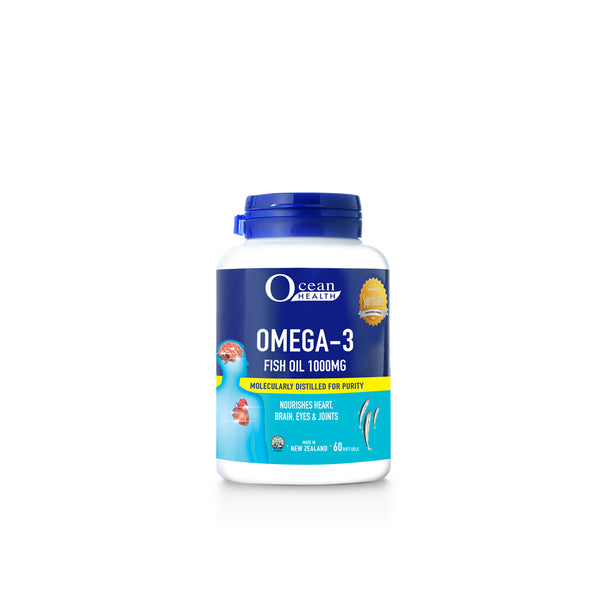 Ocean Health Omega-3 Fish Oil 1000mg (60s)