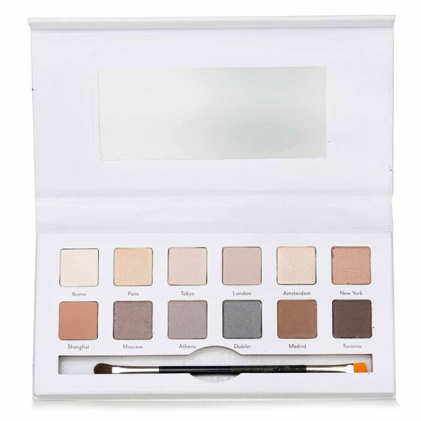 Around The World Eye Shadow Palette (12x Eye Shadow, 1x Shadow Brush) - 12x0.8g/0.03oz