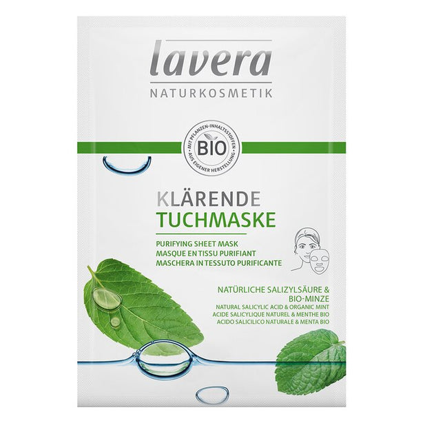 Sheet Mask - Purifying (with Natural Salicylic Acid & Organic Mint) - 1sheet