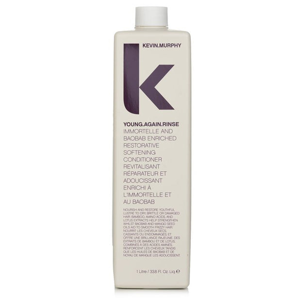 Young.again.rinse (immortelle And Baobab Infused Restorative Softening Conditioner - To Dry, Brittle Or Damaged Hair) - 1000ml/33.8oz