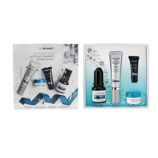 Skincare Wishlist Kit: Pore Refiner Primer 30ml+ Wrinkle Smoothing Cream 15g+ Microdermabrasion 7.5g+ Hyaluronic Cream 10g - 4pcs