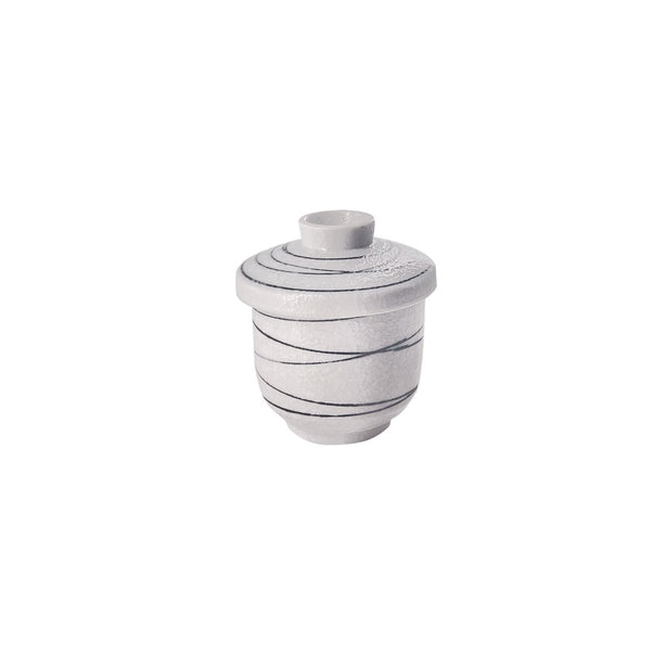 Tsuru Seasonal Japanese Tableware Collection 8cm Chawamushi (250cc) With Lid, Sac022