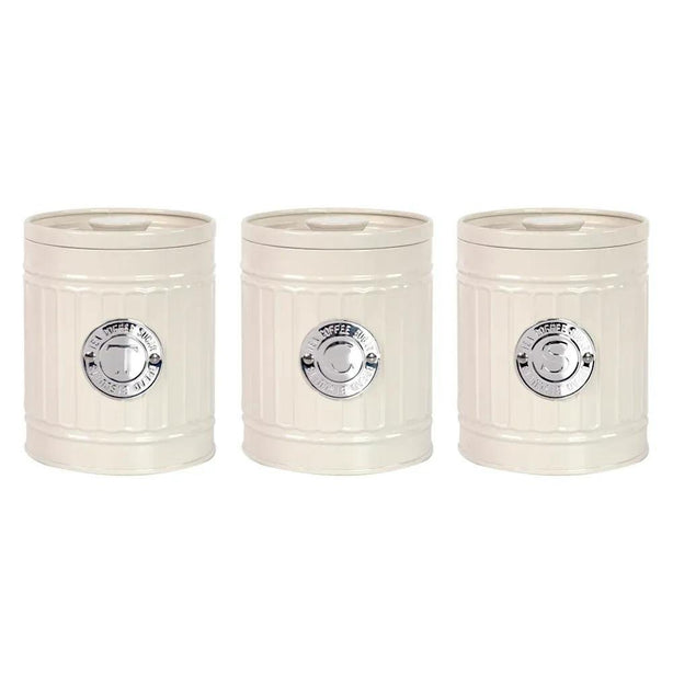 StitchesandTweed Coffee Sugar Tea Canister - Set of 3