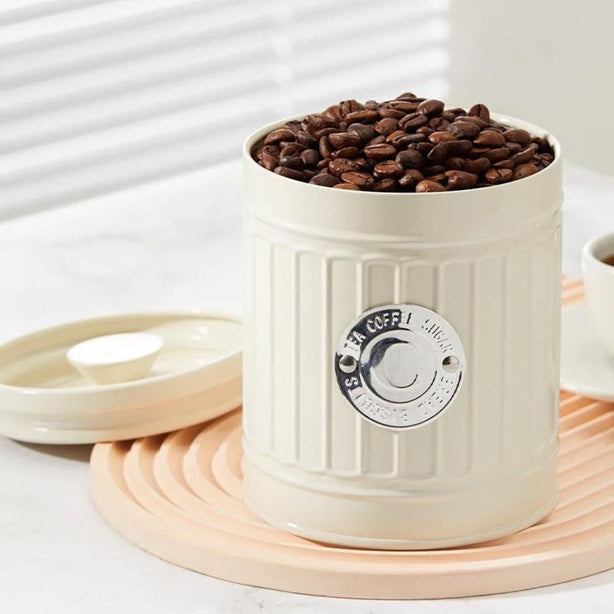 StitchesandTweed Coffee Canister Multifunctional Storage Container for Coffee Beans