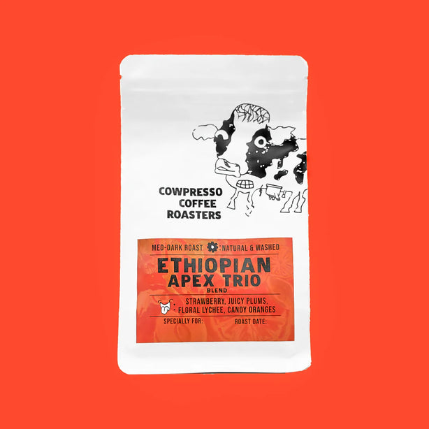 Cowpresso Roasted Coffee - Ethiopian Apex Trio Blend 1kg