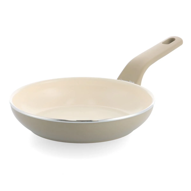 GreenPan Essence 30cm Frying Pan, Taupe [PFAS FREE]