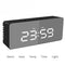 StitchesandTweed Mirror Alarm Clock Black