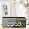 StitchesandTweed Mirror Alarm Clock Black
