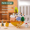 StitchesandTweed Farm Animal Toys Stacker Game