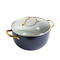 GreenPan Padova 24cm Ceramic Non-stick Casserole Pot, Dark Blue [PFAS FREE]