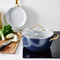 GreenPan Padova 24cm Ceramic Non-stick Casserole Pot, Dark Blue [PFAS FREE]