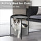 Round coffee table with storage basket