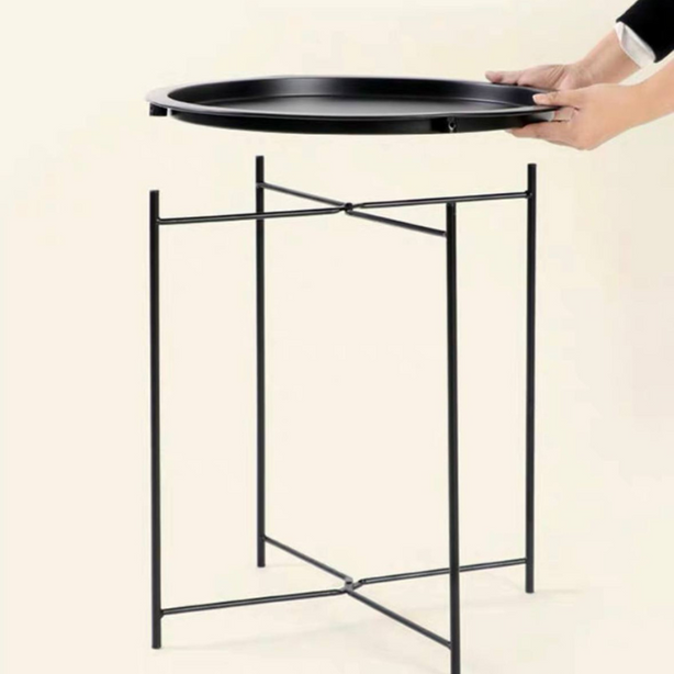 VECELO metal side table