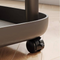 Round Coffee Table with wheels
