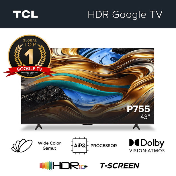 TCL P755 HDR Google TV 43 inch
