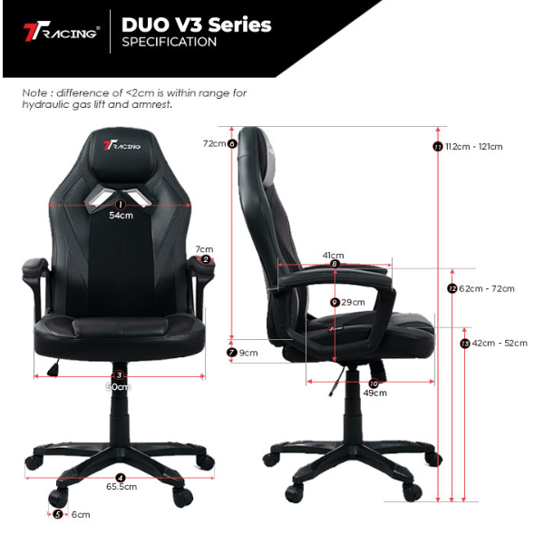 TTRacing Duo V3 Gaming Chair  Air Threads