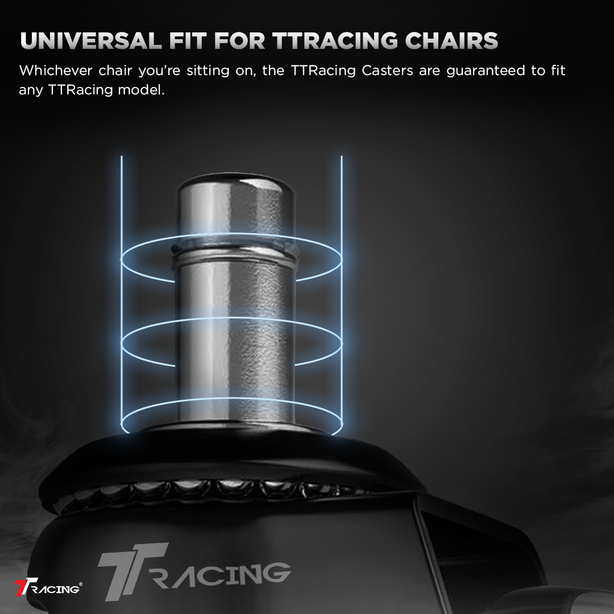 TTRacing XL Ultra Smooth Roller Blade Casters - Set of 5