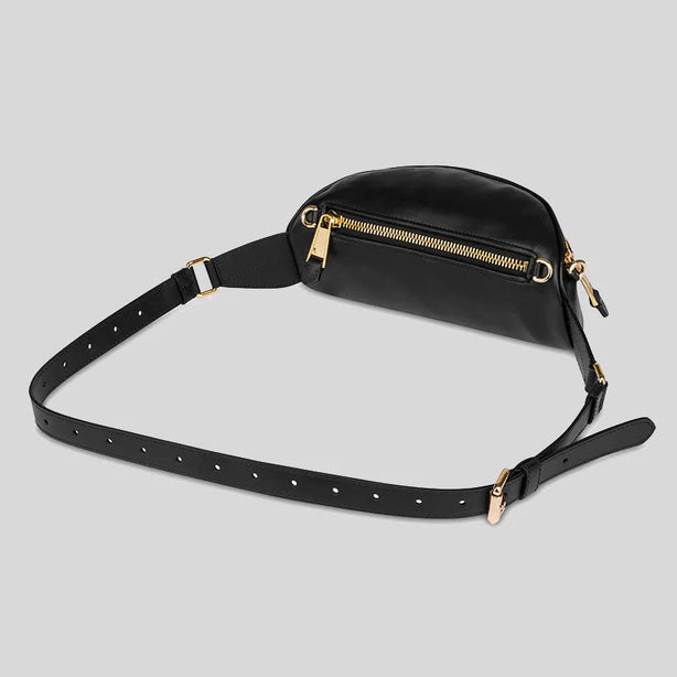 MOSCHINO Leather Belt Bag Black RS-A7712