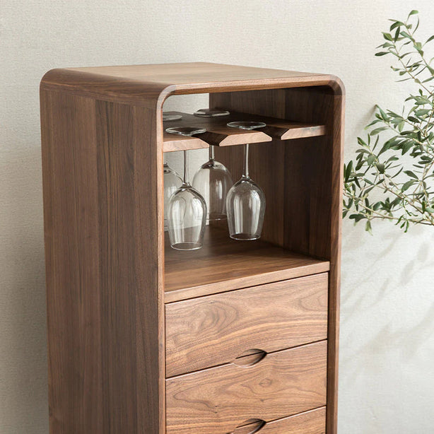 Swivel Bar Cabinet
