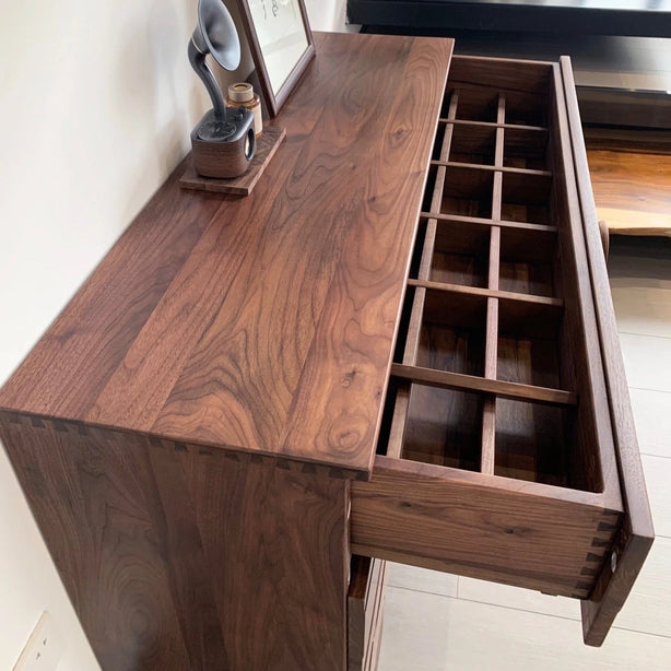 Walnut Chest Of Drawer