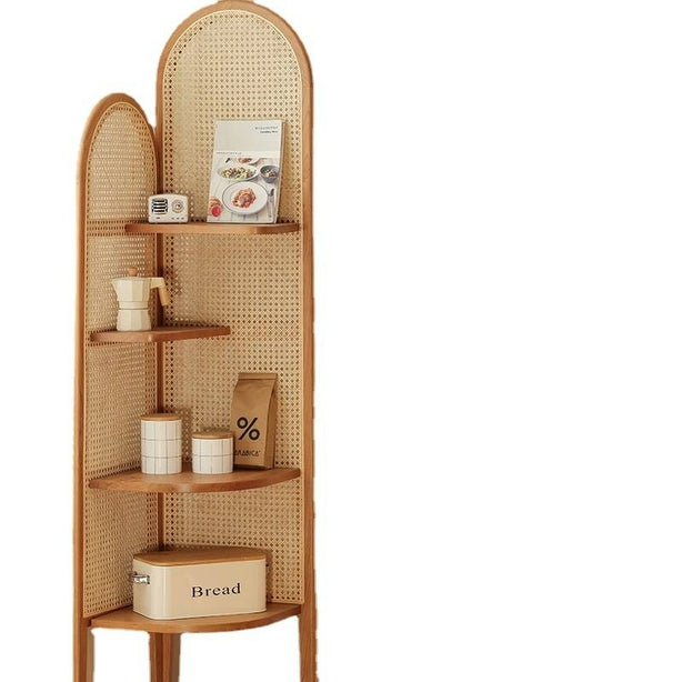 Fujiwara Rattan Corner Shelf
