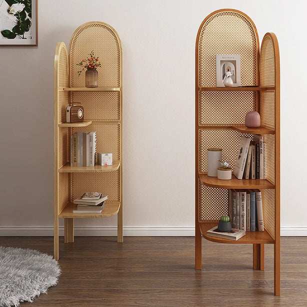 Fujiwara Rattan Corner Shelf