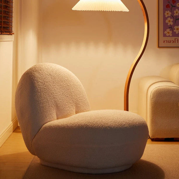 Bouclé Minimal Chair
