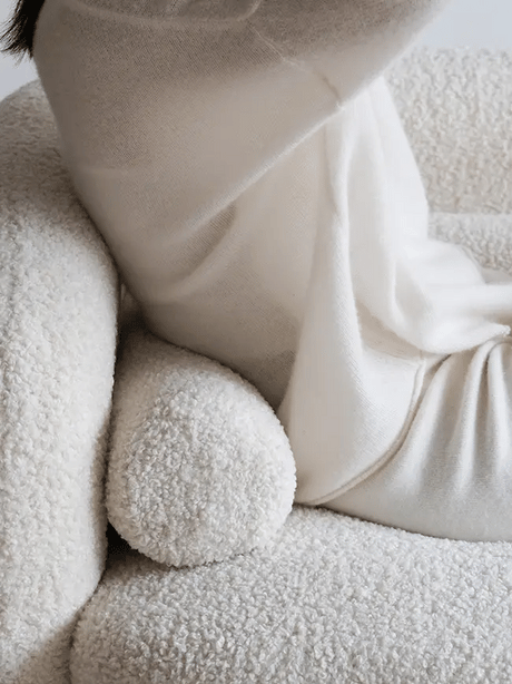 Bouclé 3 Seater Sofa