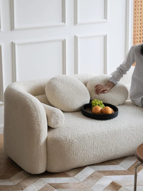 Bouclé 3 Seater Sofa