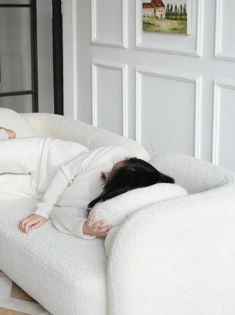 Bouclé 3 Seater Sofa