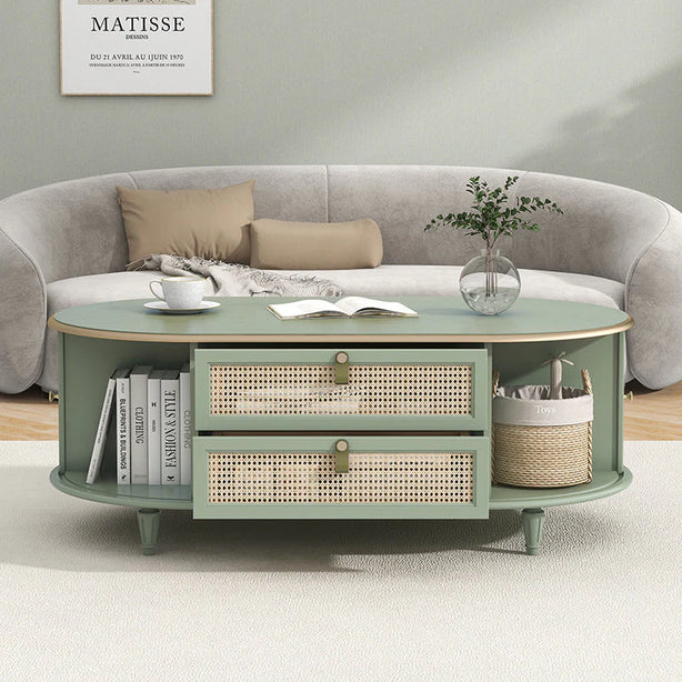 Ivy Rattan Coffee Table
