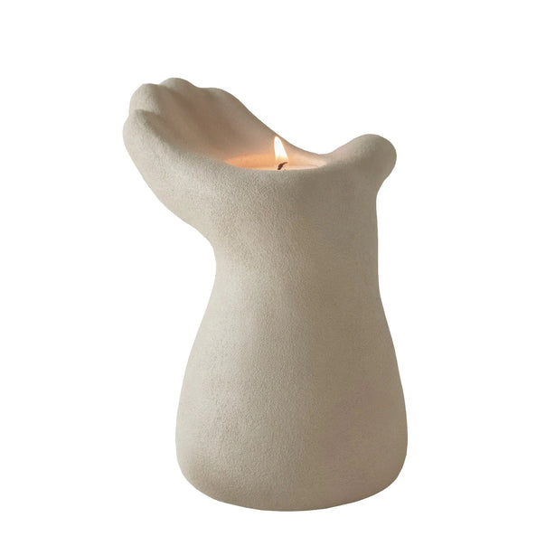Palm Candle Holder