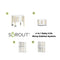 SBROUT® 4-in-1 Multifunctional Baby Crib Bundle