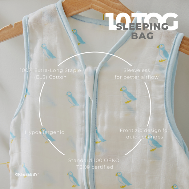 PUFFIN 1.0 TOG Sleeping Bag (6 – 18 months)