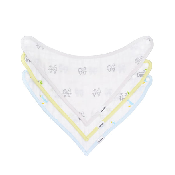 6-Layer Muslin Bandana Bibs