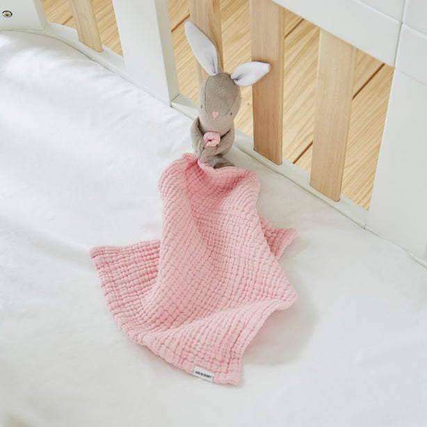 Bunny Comforter (Pink Muslin)