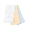 PUFFIN Bamboo Cotton Muslin Squares – 3 pack