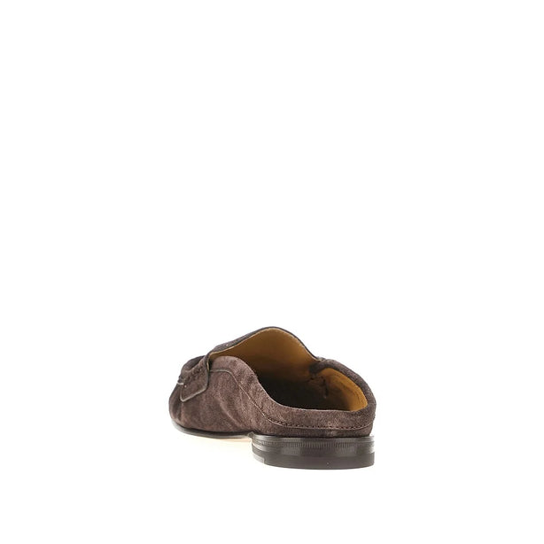 FENDI Fendi Scrunch' suede leather sabot