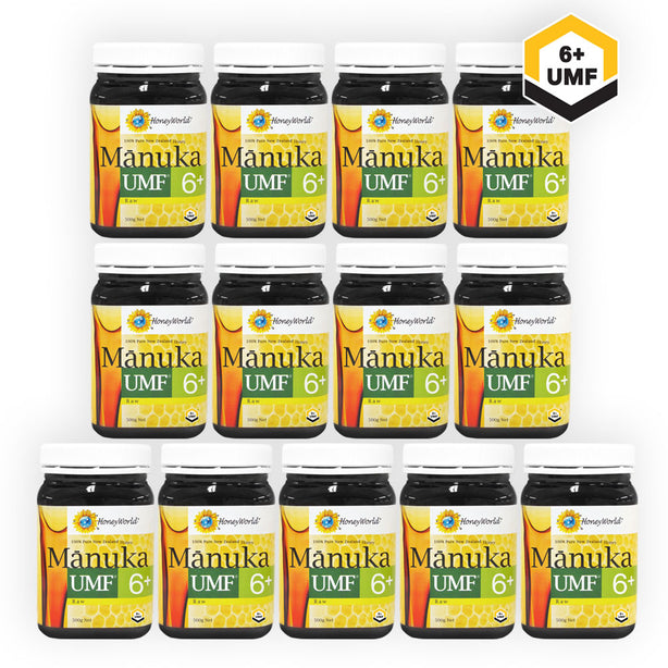 HoneyWorld Raw Manuka UMF6+ 500G (Bundle of 13)