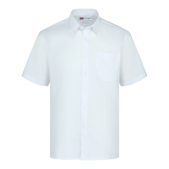 John Langford Pin-Point Oxford Short Sleeve Shirt