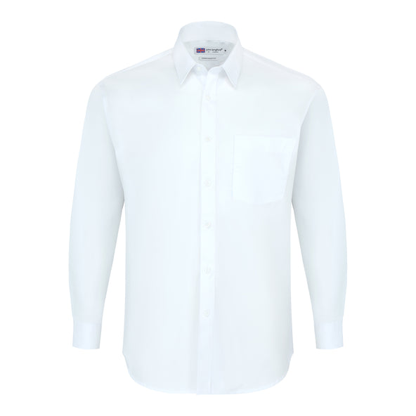 John Langford Pin-Point Oxford Long Sleeve Shirt
